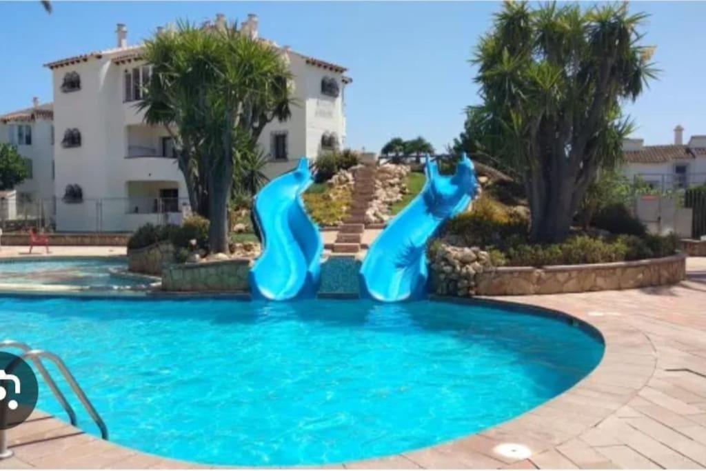 Ferienwohnung En Denia, Urbanizacion El Palmar Con Piscina, Toboganes Y Chiringuito Exterior foto