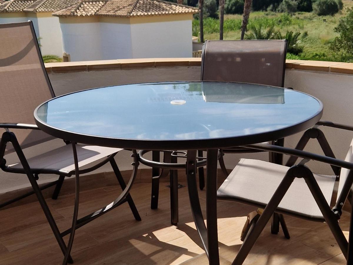 Ferienwohnung En Denia, Urbanizacion El Palmar Con Piscina, Toboganes Y Chiringuito Exterior foto