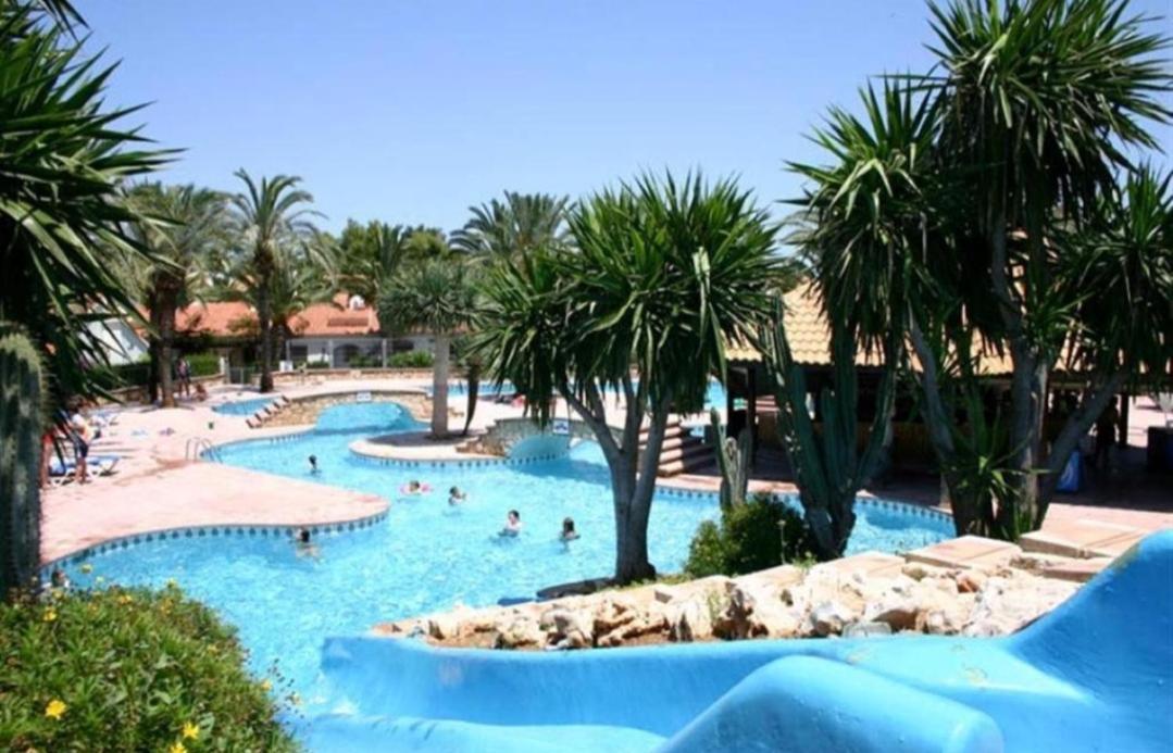 Ferienwohnung En Denia, Urbanizacion El Palmar Con Piscina, Toboganes Y Chiringuito Exterior foto