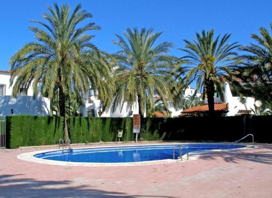 Ferienwohnung En Denia, Urbanizacion El Palmar Con Piscina, Toboganes Y Chiringuito Exterior foto